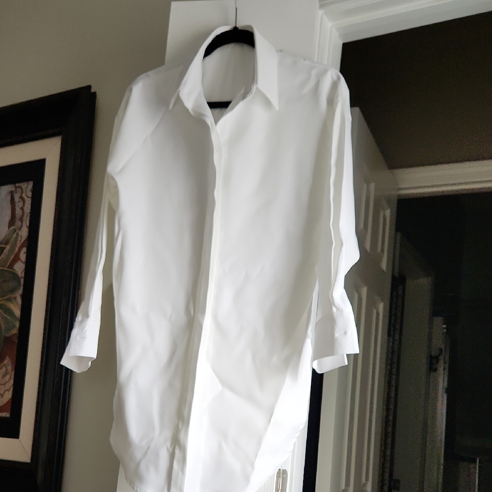Elegant White Women's Tunic